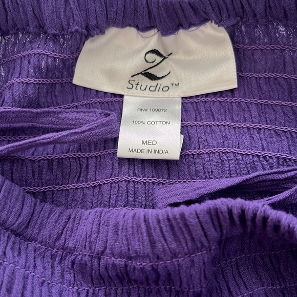 Dress Maxi Strapless Purple - Picture 3 of 3